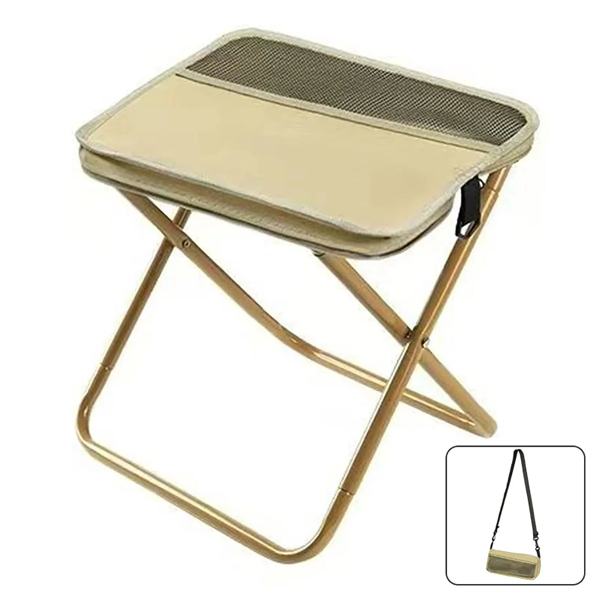 Foldable Backpack Stool — Lightweight Outdoor Chair for Camping, Travel & Hiking