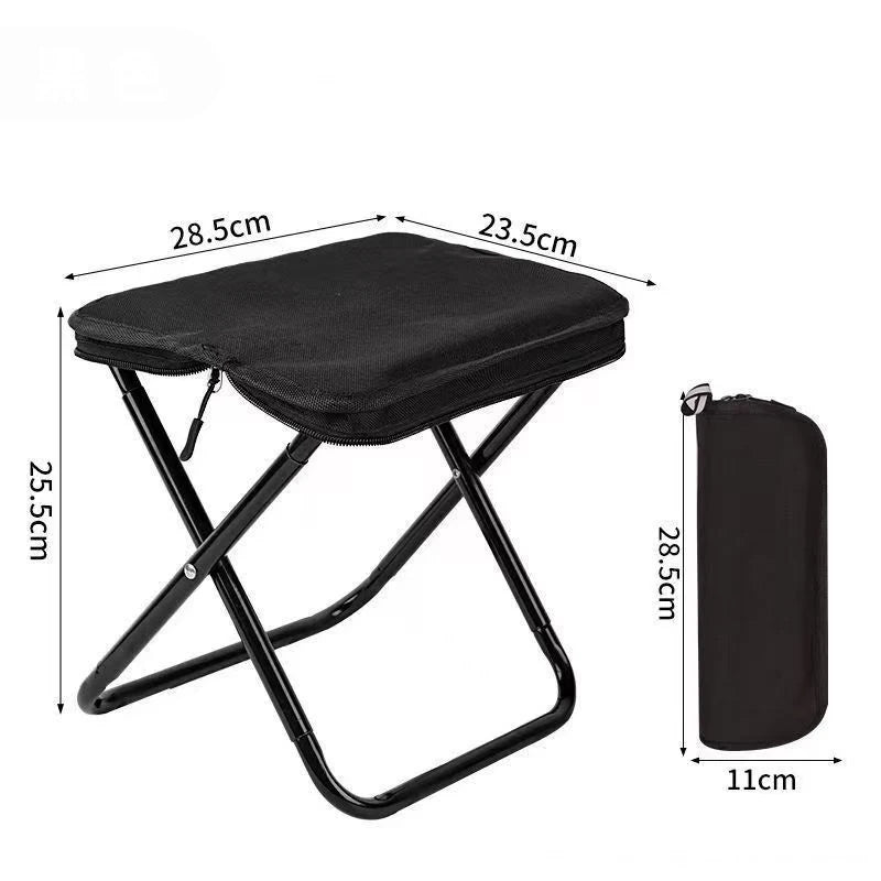 Foldable Backpack Stool — Lightweight Outdoor Chair for Camping, Travel & Hiking